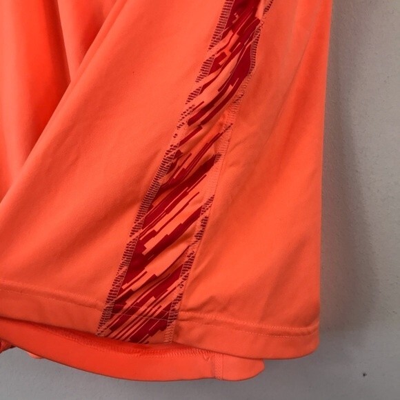 Nike Men's Basketball Shorts Digital Rain Embossed Active Gym Orange S 588581 - Picture 7 of 12